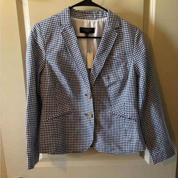 Talbots Jackets & Blazers - Talbots Blue & White Blazer - Vintage, Academy, Business, Classic, Trendy